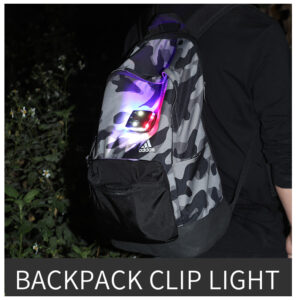 wearable safety light product image for low-light safety visibility